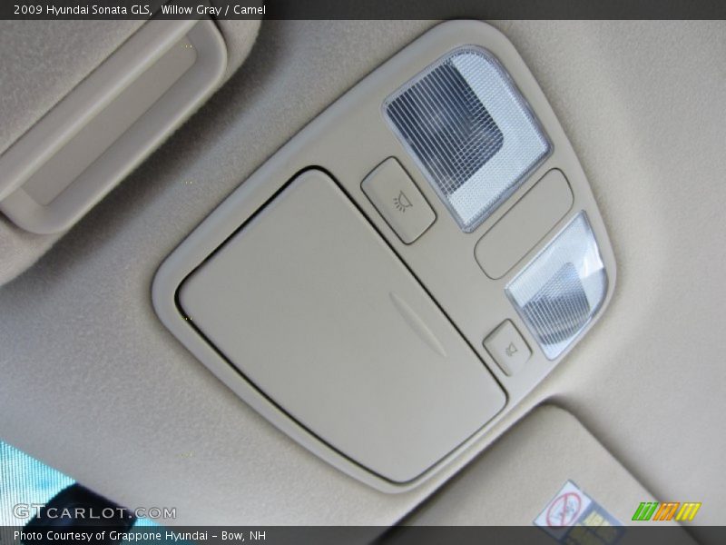 Willow Gray / Camel 2009 Hyundai Sonata GLS