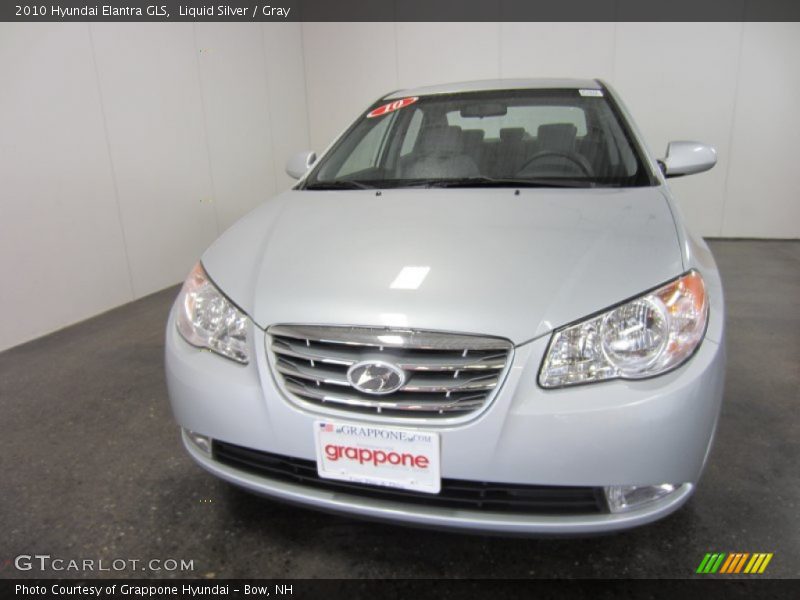 Liquid Silver / Gray 2010 Hyundai Elantra GLS
