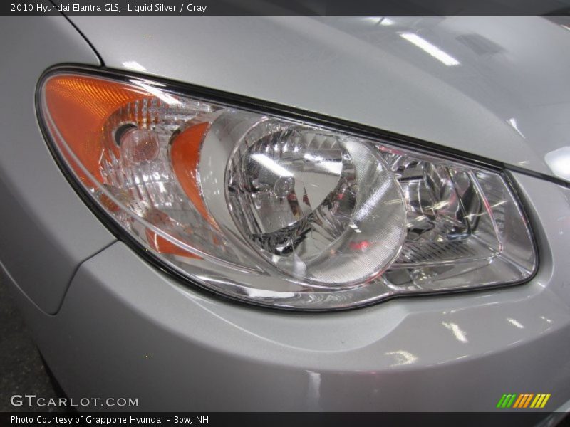 Liquid Silver / Gray 2010 Hyundai Elantra GLS
