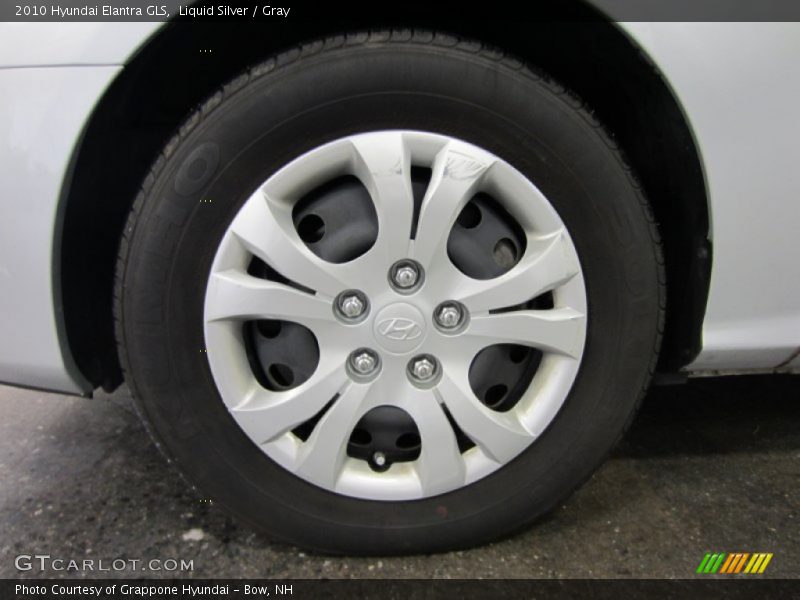 Liquid Silver / Gray 2010 Hyundai Elantra GLS