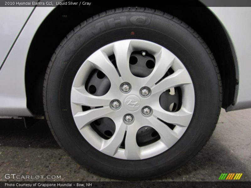 Liquid Silver / Gray 2010 Hyundai Elantra GLS