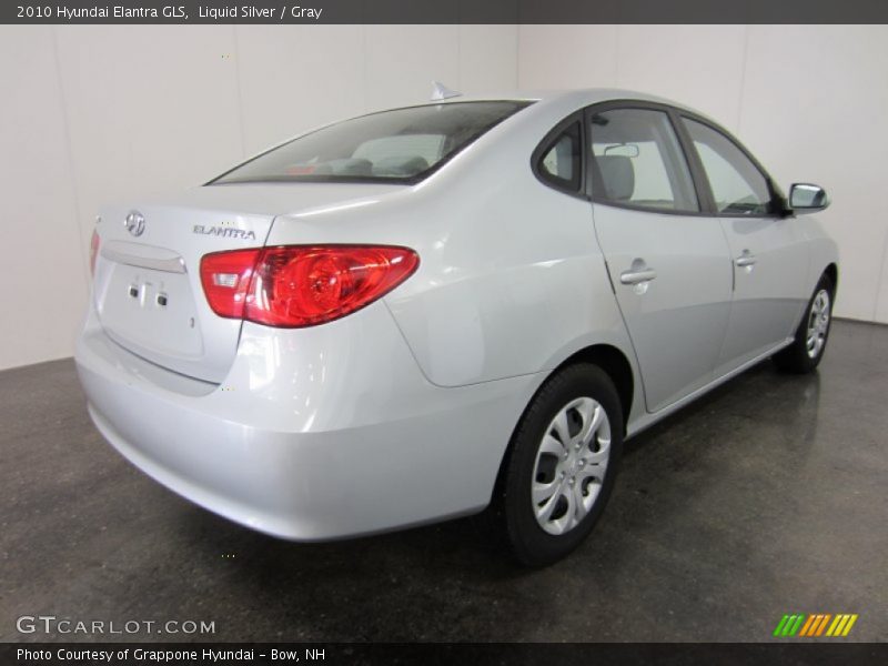 Liquid Silver / Gray 2010 Hyundai Elantra GLS