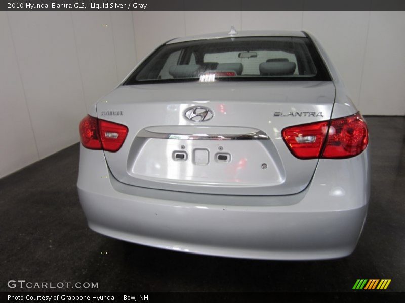Liquid Silver / Gray 2010 Hyundai Elantra GLS