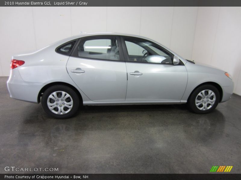 Liquid Silver / Gray 2010 Hyundai Elantra GLS