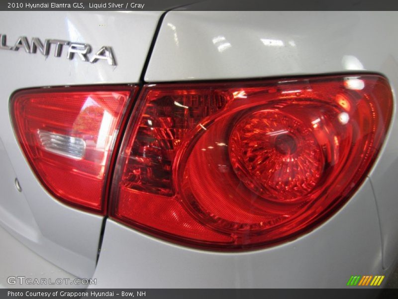 Liquid Silver / Gray 2010 Hyundai Elantra GLS