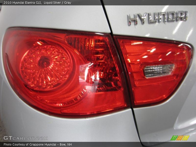 Liquid Silver / Gray 2010 Hyundai Elantra GLS