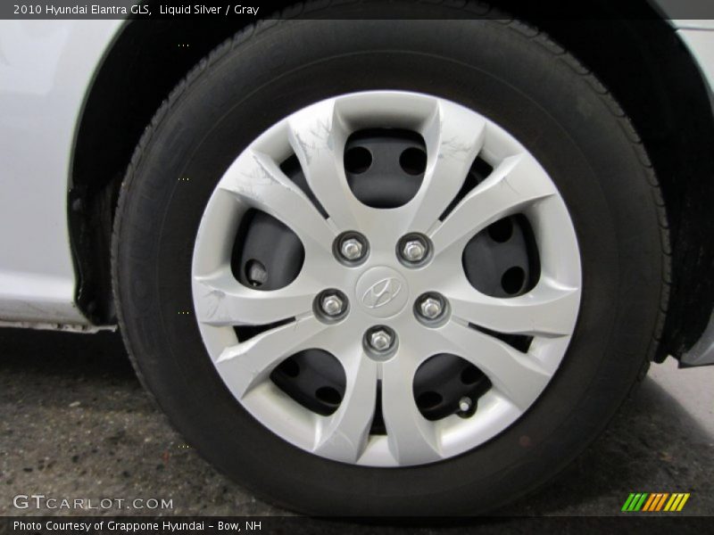 Liquid Silver / Gray 2010 Hyundai Elantra GLS