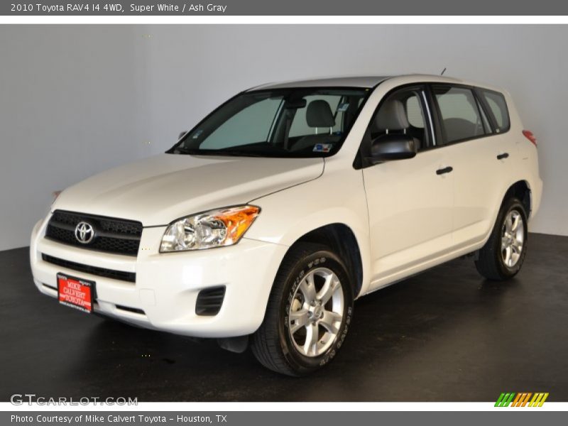 Super White / Ash Gray 2010 Toyota RAV4 I4 4WD