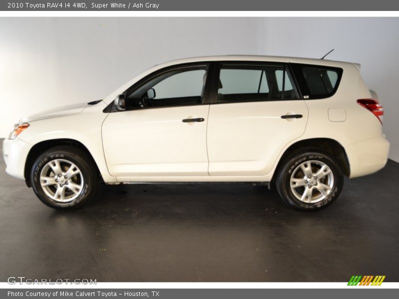 Super White / Ash Gray 2010 Toyota RAV4 I4 4WD