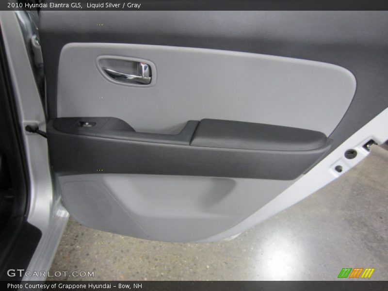Liquid Silver / Gray 2010 Hyundai Elantra GLS