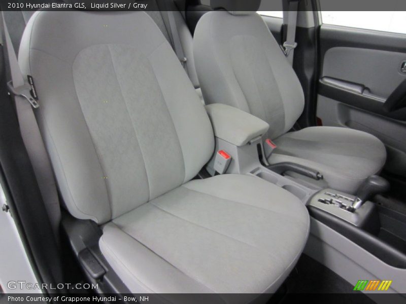 Liquid Silver / Gray 2010 Hyundai Elantra GLS