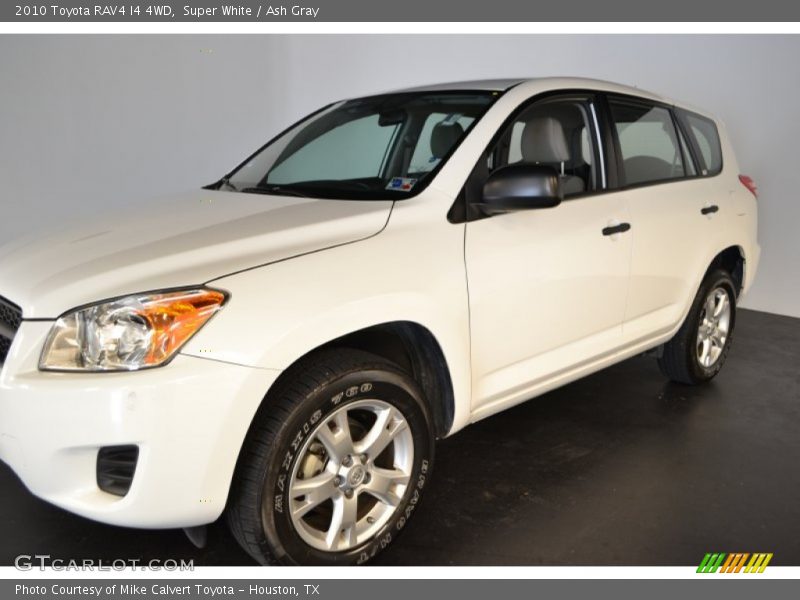 Super White / Ash Gray 2010 Toyota RAV4 I4 4WD