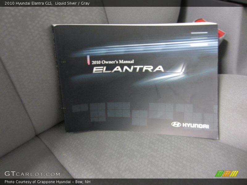 Liquid Silver / Gray 2010 Hyundai Elantra GLS