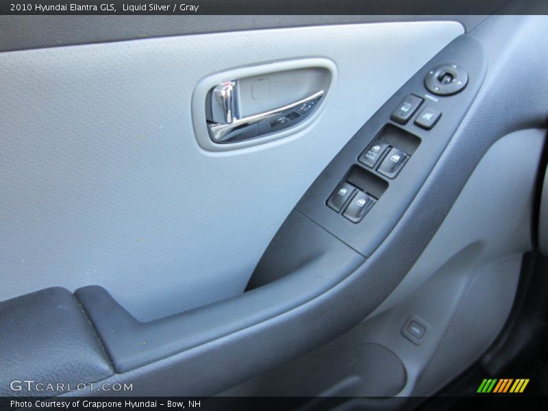 Liquid Silver / Gray 2010 Hyundai Elantra GLS