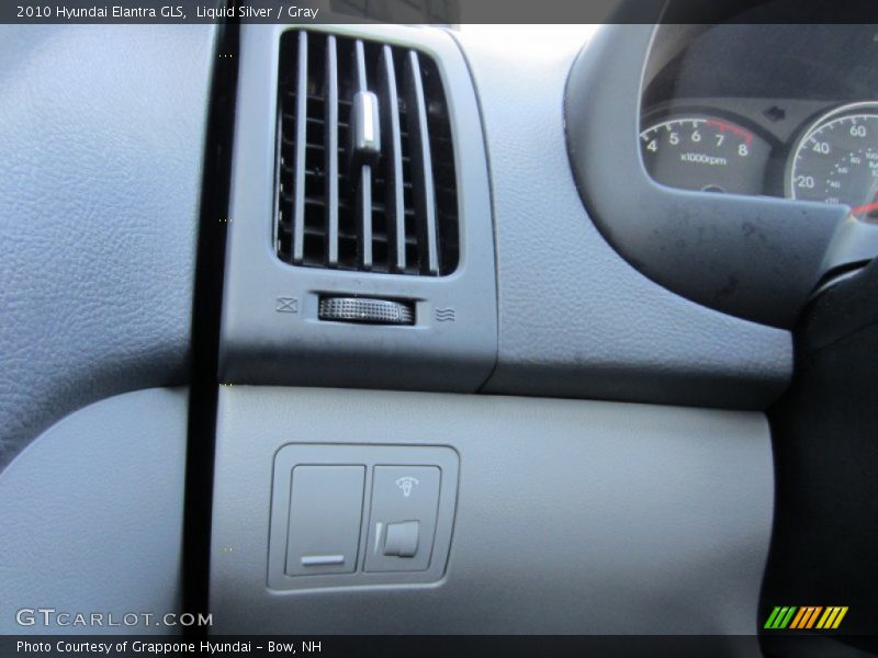 Liquid Silver / Gray 2010 Hyundai Elantra GLS