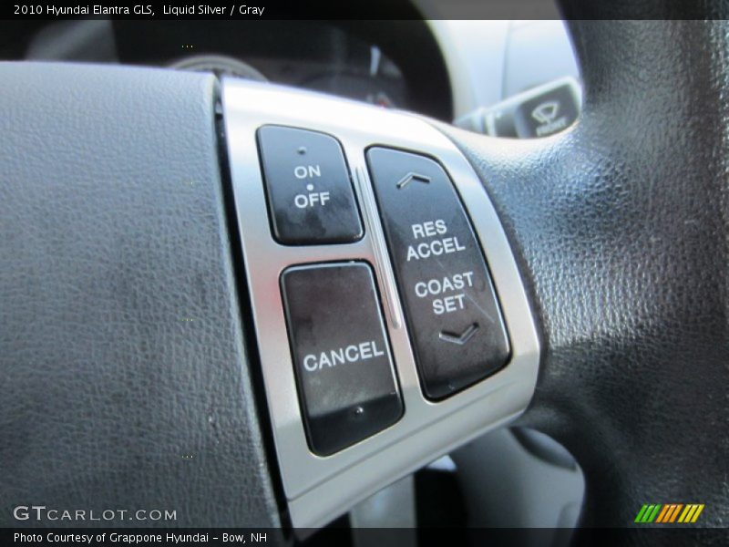 Liquid Silver / Gray 2010 Hyundai Elantra GLS