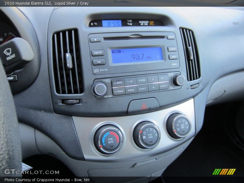Liquid Silver / Gray 2010 Hyundai Elantra GLS