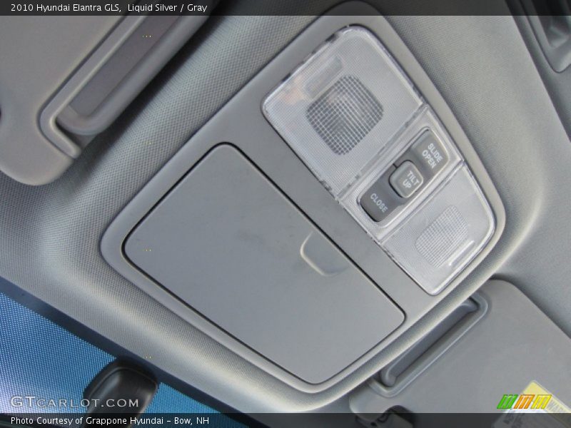 Liquid Silver / Gray 2010 Hyundai Elantra GLS