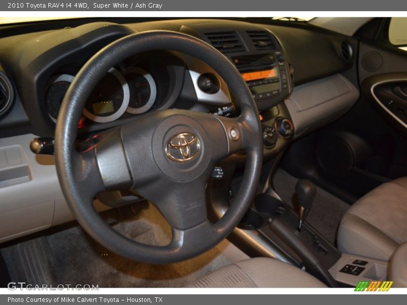 Super White / Ash Gray 2010 Toyota RAV4 I4 4WD
