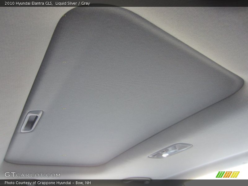 Liquid Silver / Gray 2010 Hyundai Elantra GLS