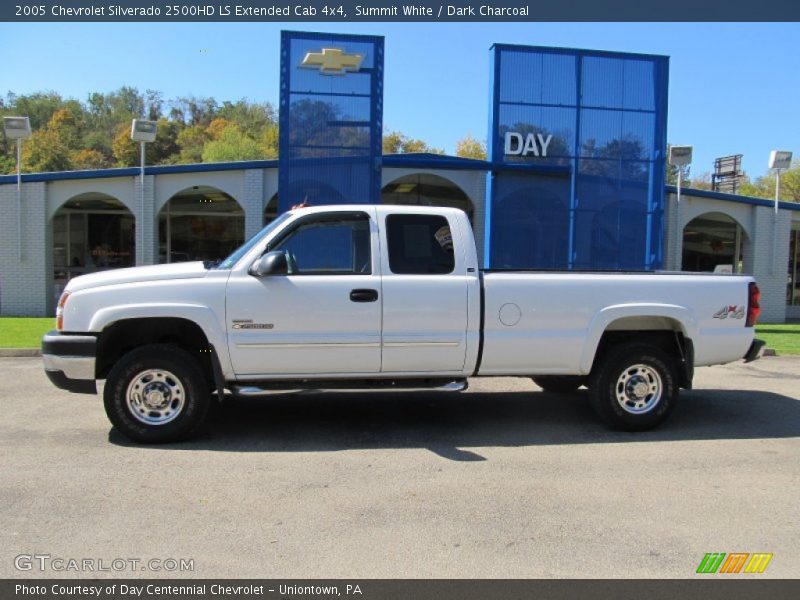 Summit White / Dark Charcoal 2005 Chevrolet Silverado 2500HD LS Extended Cab 4x4