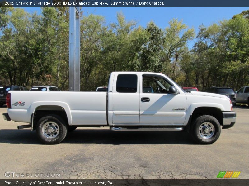 Summit White / Dark Charcoal 2005 Chevrolet Silverado 2500HD LS Extended Cab 4x4