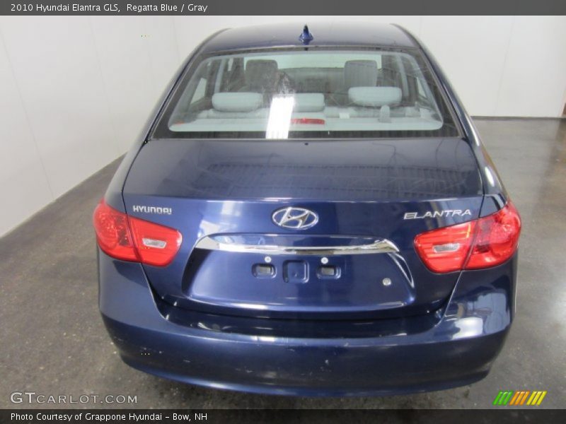 Regatta Blue / Gray 2010 Hyundai Elantra GLS