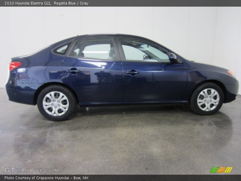 Regatta Blue / Gray 2010 Hyundai Elantra GLS