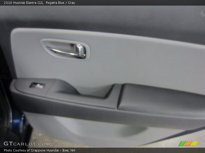 Regatta Blue / Gray 2010 Hyundai Elantra GLS