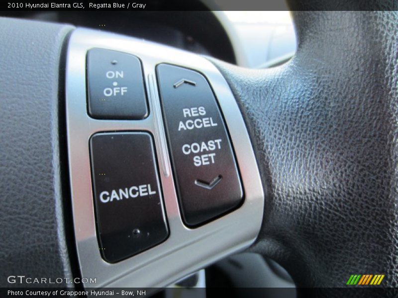 Regatta Blue / Gray 2010 Hyundai Elantra GLS