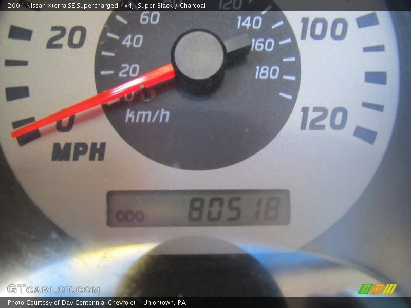 Super Black / Charcoal 2004 Nissan Xterra SE Supercharged 4x4
