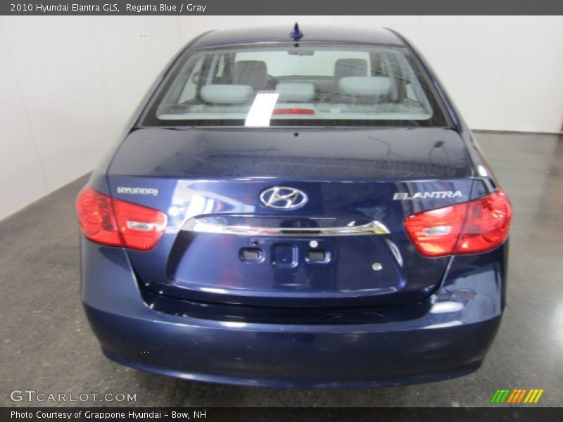 Regatta Blue / Gray 2010 Hyundai Elantra GLS