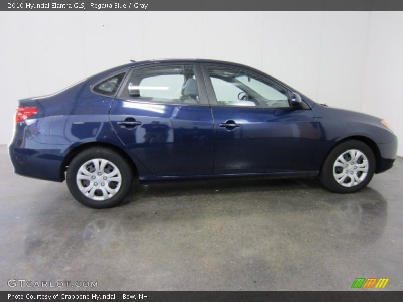 Regatta Blue / Gray 2010 Hyundai Elantra GLS