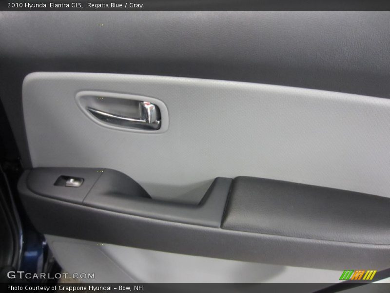 Regatta Blue / Gray 2010 Hyundai Elantra GLS
