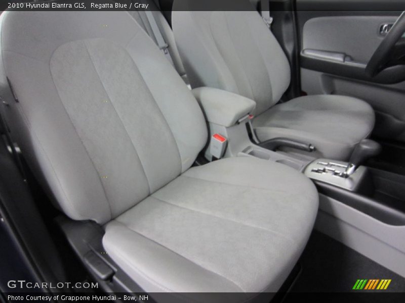 Regatta Blue / Gray 2010 Hyundai Elantra GLS
