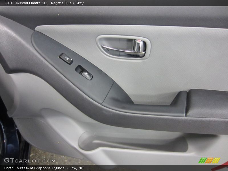 Regatta Blue / Gray 2010 Hyundai Elantra GLS