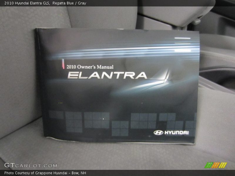 Regatta Blue / Gray 2010 Hyundai Elantra GLS