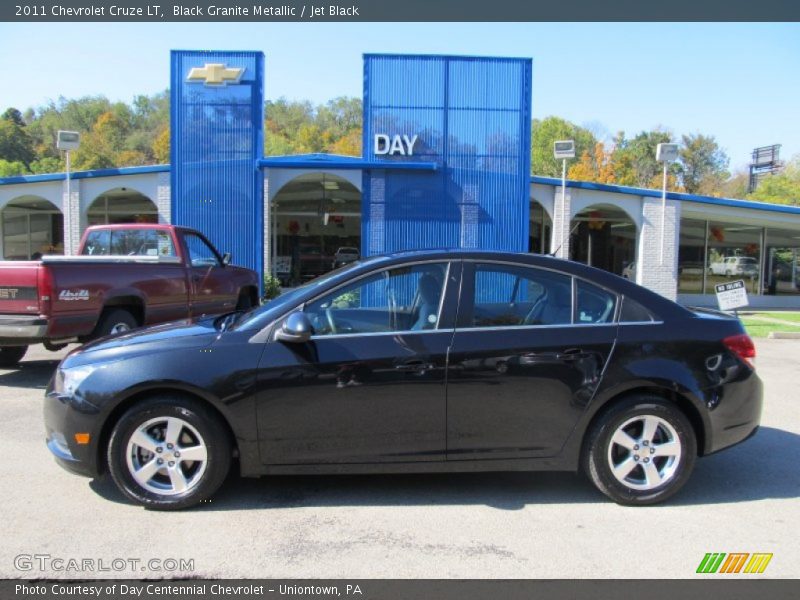 Black Granite Metallic / Jet Black 2011 Chevrolet Cruze LT