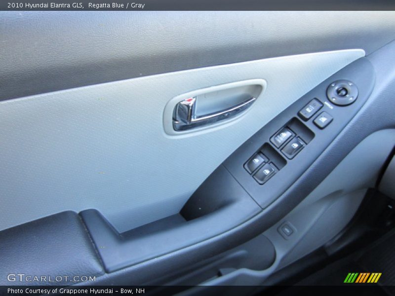 Regatta Blue / Gray 2010 Hyundai Elantra GLS
