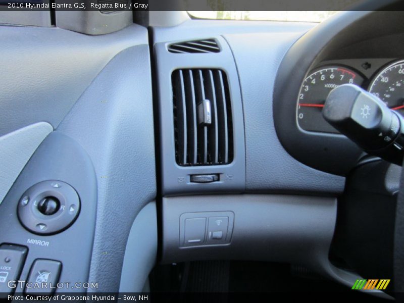 Regatta Blue / Gray 2010 Hyundai Elantra GLS