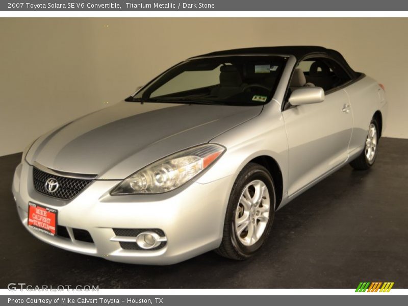 Titanium Metallic / Dark Stone 2007 Toyota Solara SE V6 Convertible