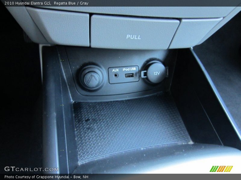 Regatta Blue / Gray 2010 Hyundai Elantra GLS