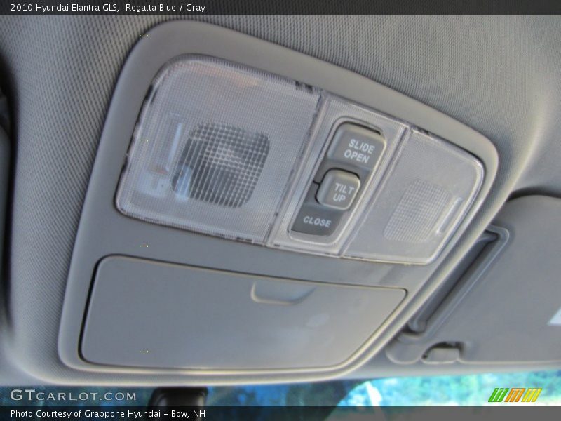 Regatta Blue / Gray 2010 Hyundai Elantra GLS