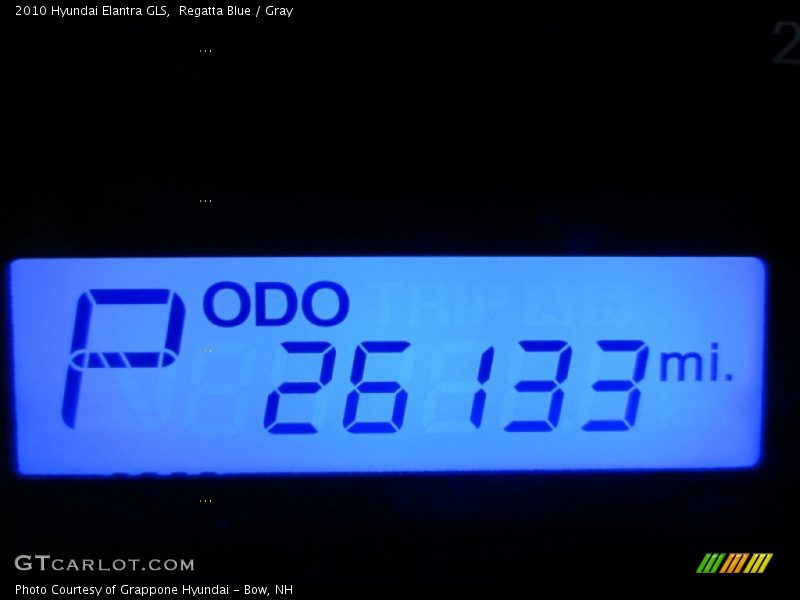 Regatta Blue / Gray 2010 Hyundai Elantra GLS
