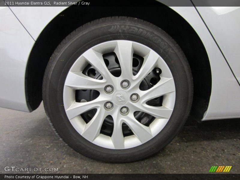 Radiant Silver / Gray 2011 Hyundai Elantra GLS