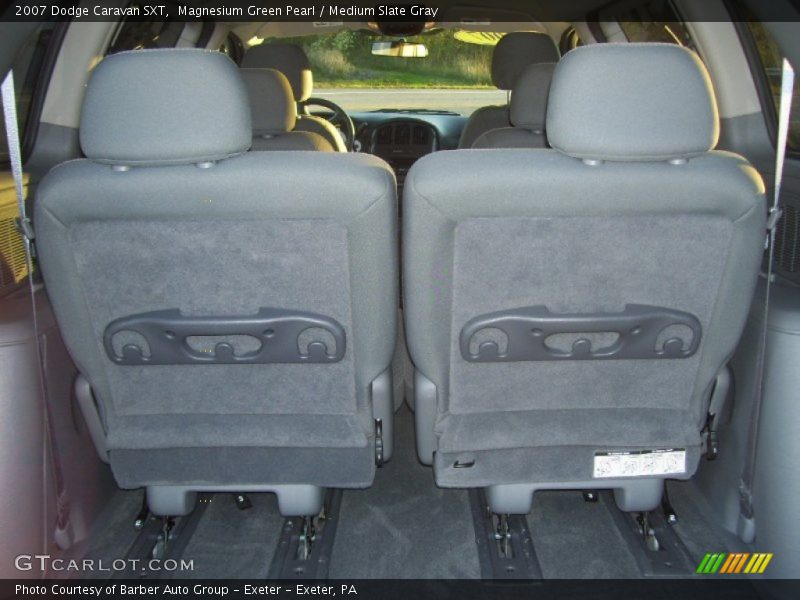 Magnesium Green Pearl / Medium Slate Gray 2007 Dodge Caravan SXT