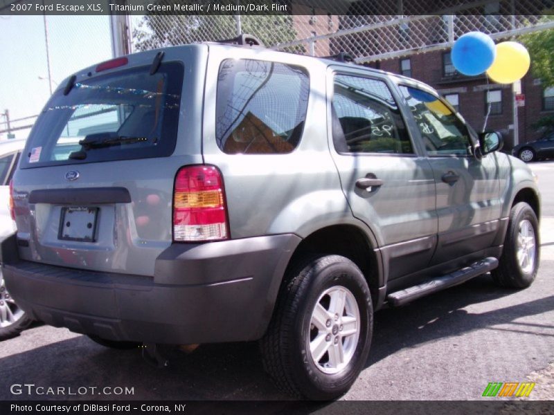 Titanium Green Metallic / Medium/Dark Flint 2007 Ford Escape XLS