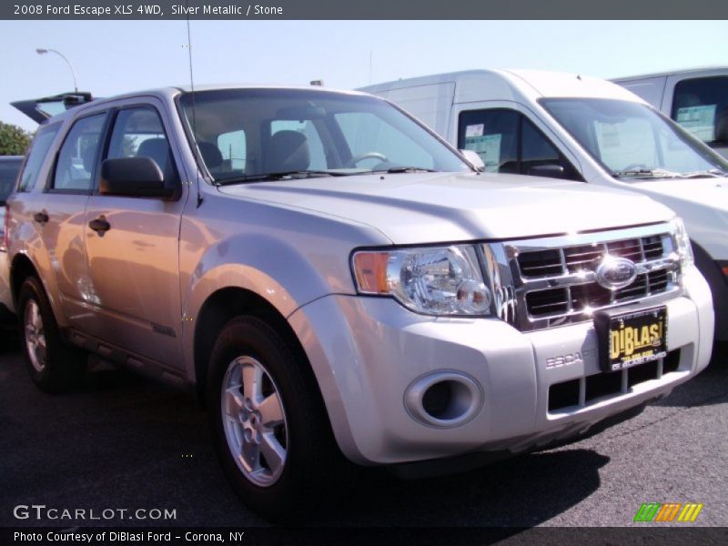 Silver Metallic / Stone 2008 Ford Escape XLS 4WD