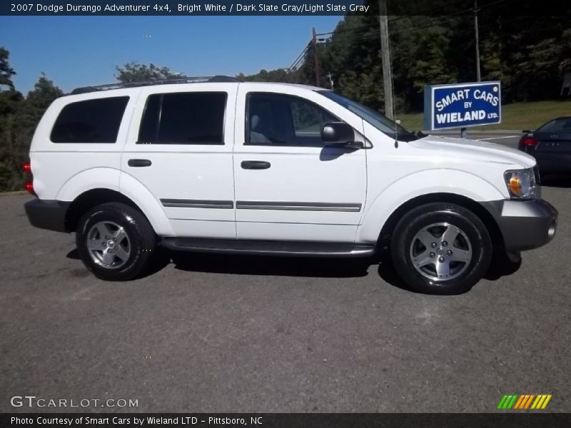 Bright White / Dark Slate Gray/Light Slate Gray 2007 Dodge Durango Adventurer 4x4