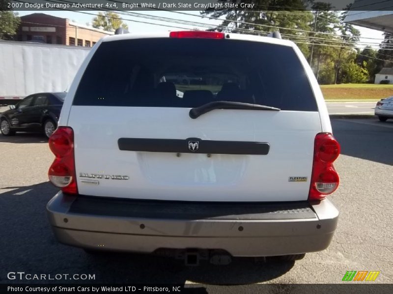 Bright White / Dark Slate Gray/Light Slate Gray 2007 Dodge Durango Adventurer 4x4